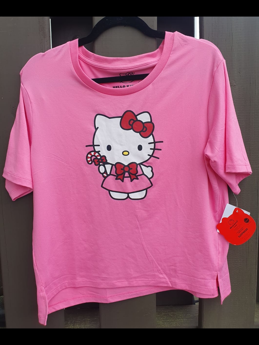 Hello Kitty Pink Short Sleeve Pajama Top
